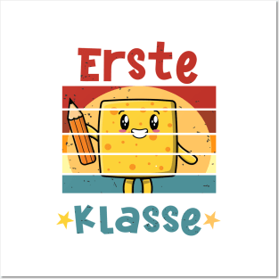 1. Klasse Kawaii Erste Klasse Schulbeginn T shirt Posters and Art